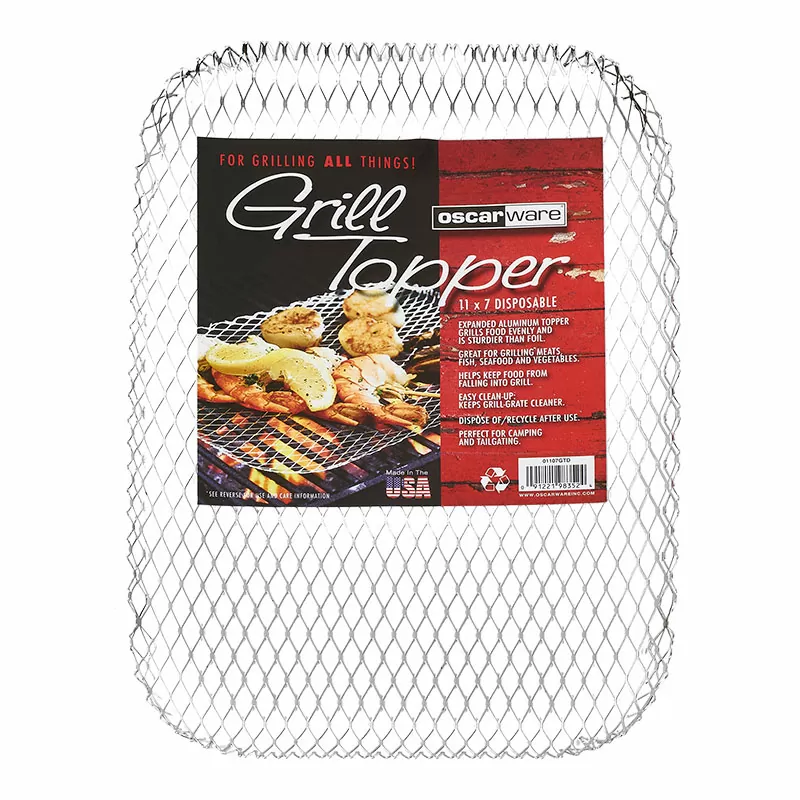 Disposable Hot Dog Grill Topper (6-Pack) - Oscarware Inc