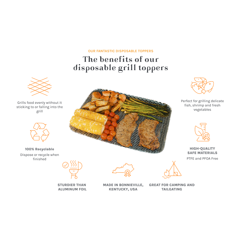 16” x 12” Disposable Grill Topper (12Pack) Oscarware Inc