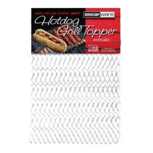Disposable Hot Dog Grill Topper (6-Pack) - Oscarware Inc